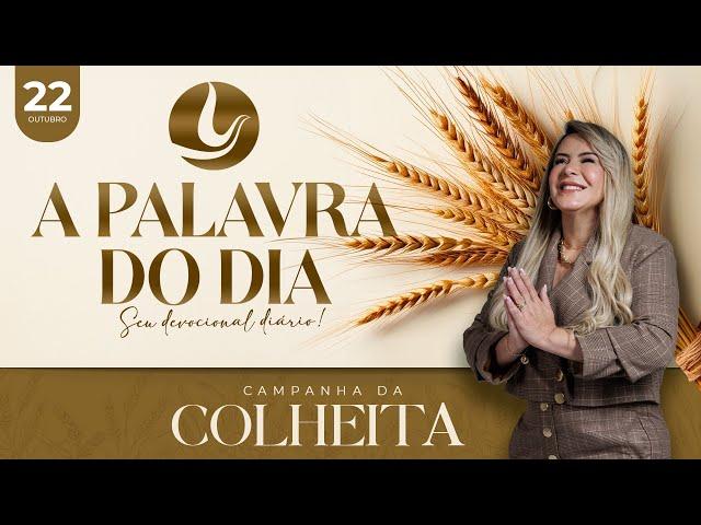 A PALAVRA DO DIA - Campanha da Colheita | 22 OUT 2024 | Bispa Virginia Arruda