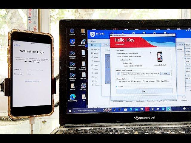 ikeytools icloud Bypass MEID & GSM With SIM IOS 14.8.1