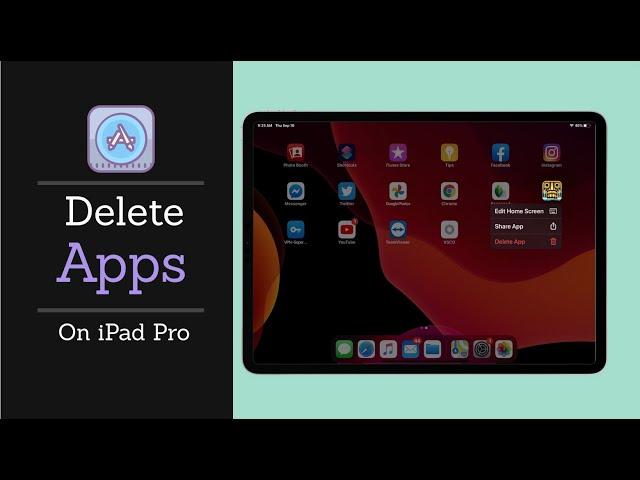 How to Delete Apps on iPad Pro (2 Ways) | Uninstall iPad Apps Permanently