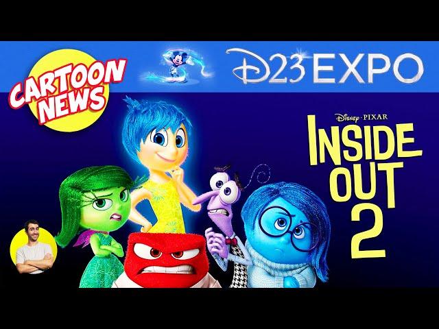 Inside Out 2 ANNOUNCED & First Details! (D23) | CARTOON NEWS