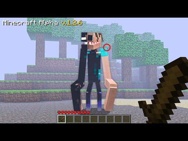 Surviving Minecraft's Forgotten Alpha Version