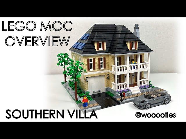 LEGO MOC Overview: Southern Villa - Peak Suburban Energy!