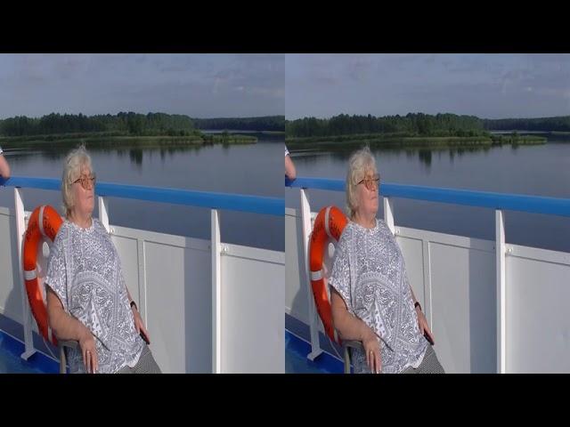 3D. Круиз в Кижи. А что за бортом ? / Cruise to Kizhi. What's overboard?