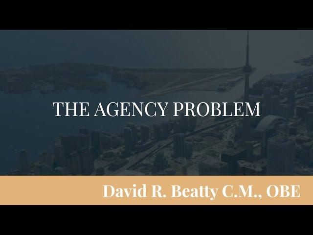 The Agency Problem | Corporate Governance Expert David Beatty