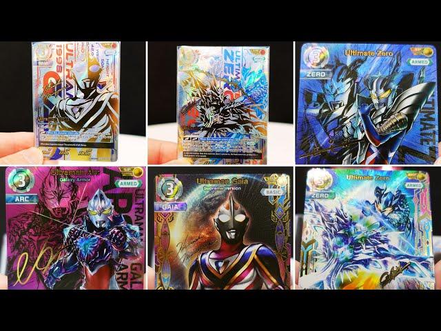 Rare cards from Ultraman Card Game Booster Pack 2