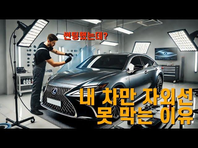 분명 썬팅했는데.. 내 차만 자외선 못 막는 이유? (Feat.렉서스)