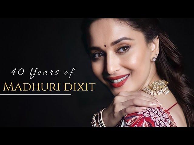 40 Years of MADHURI DIXIT | The Epitome of Grace | Tribute Video | @MadhuriDixitNeneOfficial