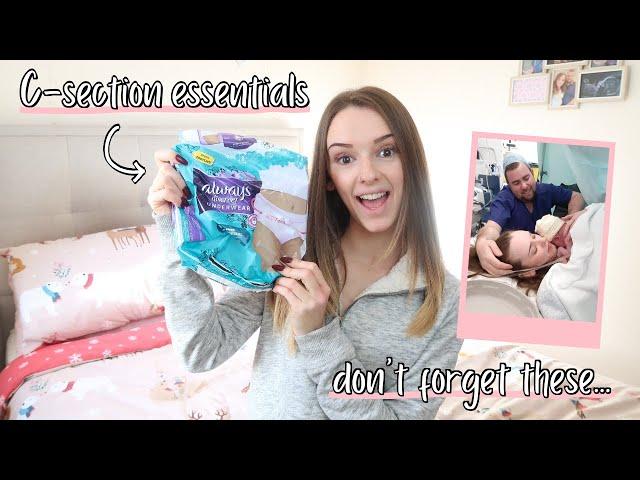 C-Section Essentials UK | Don't Forget These in Your Hospital Bag! | LottieJLife