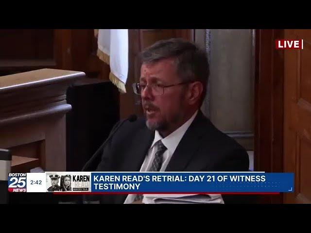 WATCH LIVE: Day 21 of witness testimony in Karen Read’s retrial.