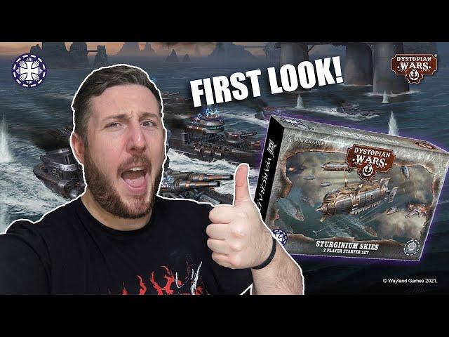 Steampunk Naval Combat Wargaming! Meet Dystopian Wars - Review, Unboxing and First Impressions