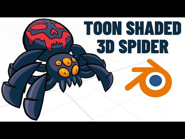 Modeling a 3D Spider Character in Blender