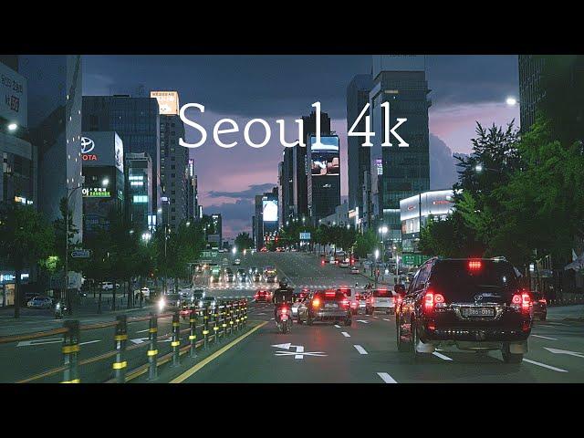 서울 야경 드라이브 , 처음으로 내차타고 서울 구경 , 드라이브 asmr , 4K Seoul Drive  No Talking No Music