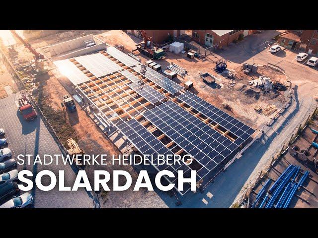 Stadtwerke Heidelberg - Solardach Carport