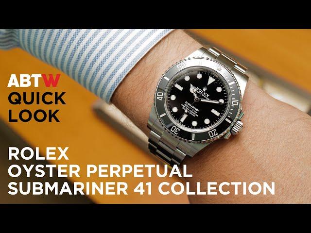 Quick Look: Rolex Oyster Perpetual Submariner 41 Collection | aBlogtoWatch