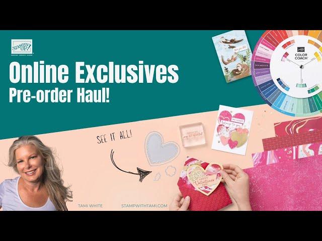 Stampin' Up! Online Exclusives Sneak Peek | New Products Unboxing & First Look!