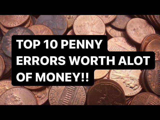 Top 10 penny errors that you need to know about. #penny #errorcoin #coins #money #foryou