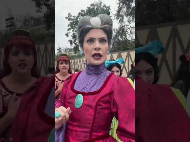 Whatever you do, don’t ask them about Cinderella  #Disneyland #LadyTremaine #Anastasia #Drizella