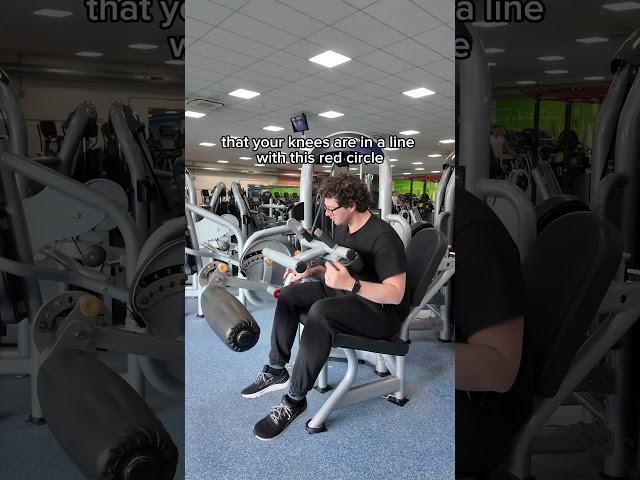 Hamstring curl set up for those who look like paper coming out a photocopier