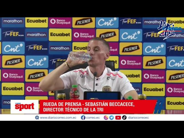 Rueda de Prensa - Sebastián Beccacece, Director Técnico de La Tri