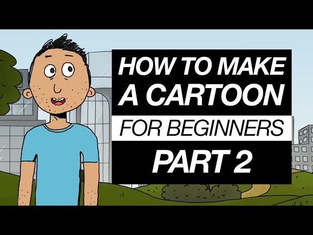 How To Make a Cartoon | For Beginners Part 2 - After Effects Tutorial | ROSS PLASKOW