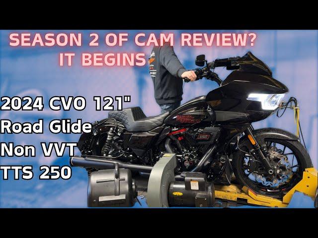 2024/2025 HD Touring Cam Testing Begins - 2024 Harley Davidson Road Glide CVO, 121" non-vvt, TTS 250