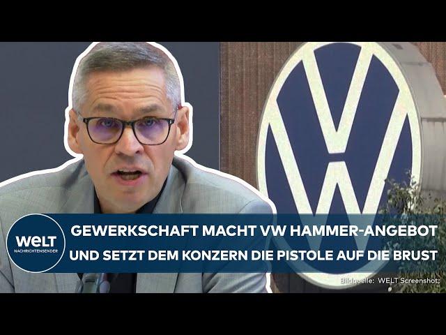 VW CRISIS: IG Metall union makes hammer offer to the Group and threatens with heavy strikes