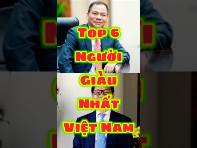 Top 6 Người Giàu Nhất Việt Nam #top6 #top #top10 #vietnam #tintuc #typhu #phamnhatvuong #vinfast