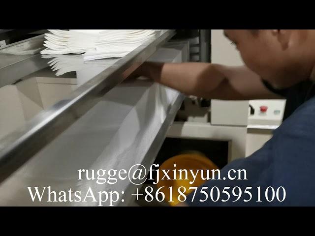 High capacity four decks folding napkin tissue paper making machine