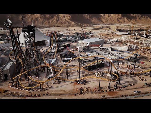 Six Flags Qiddiya City Construction Update - September 2024