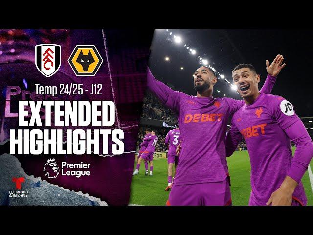 Fulham vs. Wolverhampton | Highlights Premier League | Jornada 12 | Telemundo Deportes