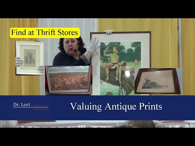 Find & Value Antique Prints, Lithographs & Etchings by Dr. Lori