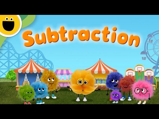 Subtraction | Words with Puffballs (Sesame Studios)