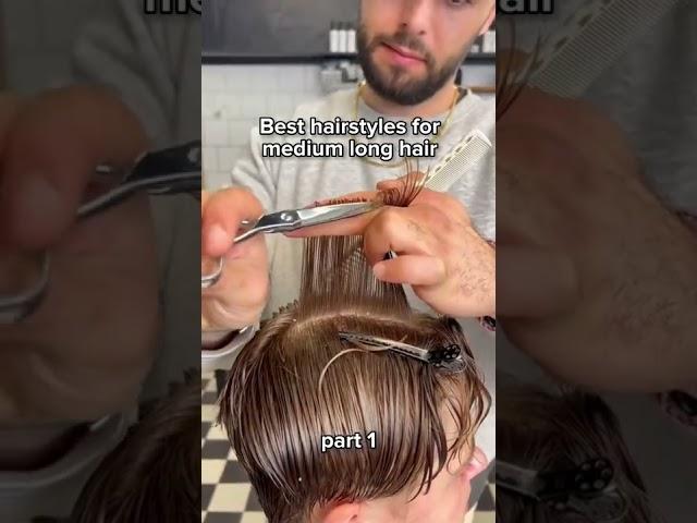 Medium Length Hairstyles ️ #menshairstyles #menshair