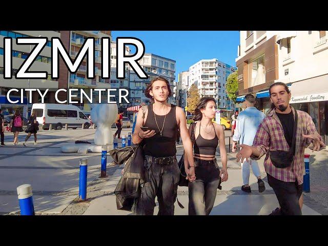 Walking Through İzmir's City Center in 2024: What AWAITS You?  (4K Walk)