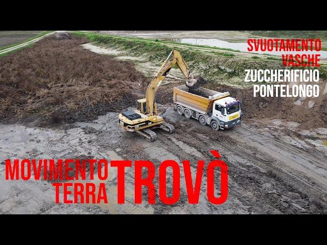 TROVO' Movimento Terra-Svuotamento vasche Zuccherificio di Pontelongo (prima parte)