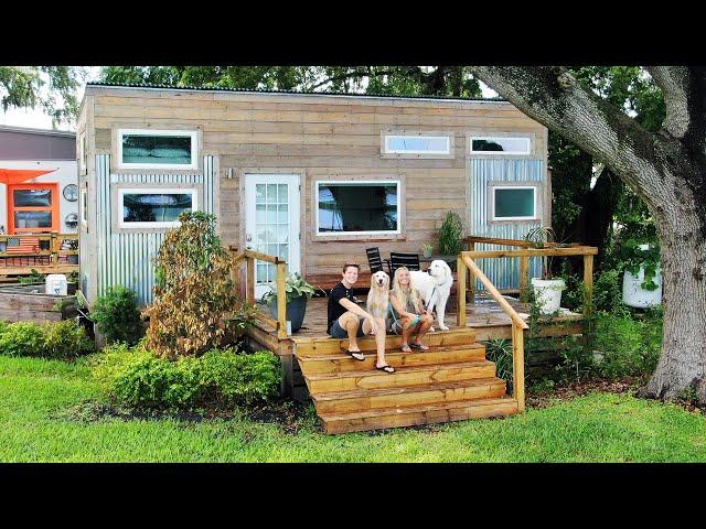 Living in a TINY HOUSE with our BIG DOGS!