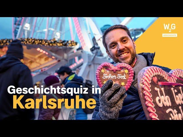 Was weiß Mirkos Heimat? Weihnachtsquiz in Karlsruhe