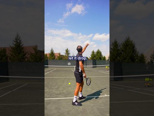 Kick serve in 5 steps ️ #tennis #sports #serve #tennistip #newyork #usa