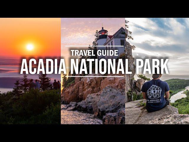 Acadia National Park TOP Things to Do: Cadillac Mountain Sunrise, Beehive, Jordan Pond, & Hikes [4K]