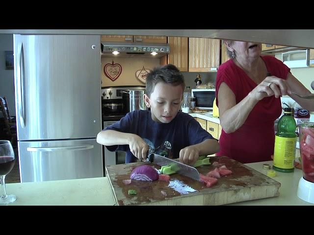 Watermelon Gazpacho by Barb & Ernie's Kitchen