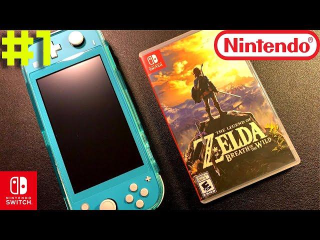 Zelda breath of the wild | Unboxing | Gameplay | Nintendo Switch Lite