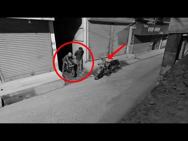 Bike Thief Caught on CCTV camera | LIVE Royal Enfield Chori | Bike Stolen | Comedy Processing Unit