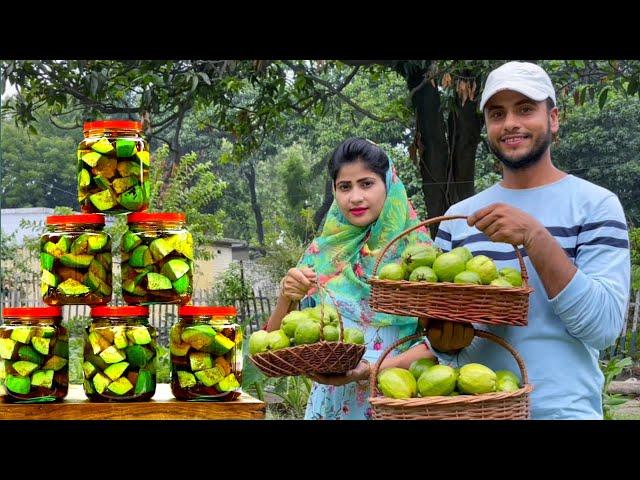 Picking Raw Guava From Garden and Preparing Desi MURABBA with Pie for Winters In Village I