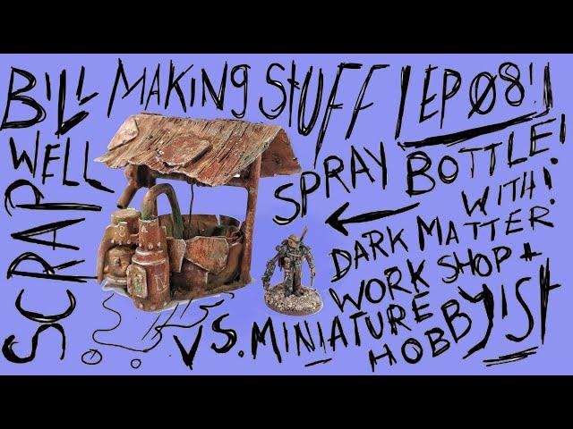 Spray Bottle Scatter Terrain Challenge With Dark Matter Workshop + Miniature Hobbyist - Episode 08