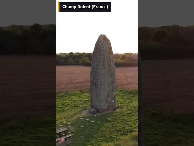 Is It True That Lucifer Fought St  Michael at Mont Dol? #ChampDolent, #France #StoneMonument