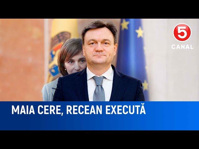 Maia cere, Recean execută