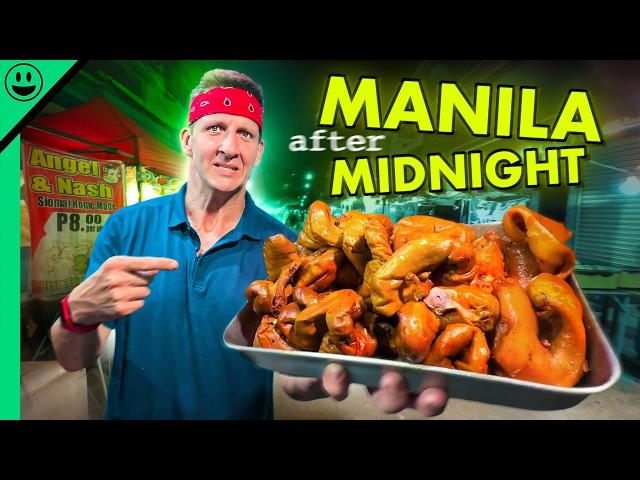 Manila After Midnight!! Filipino Street Food After Dark!!