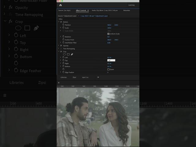 How To Create Cinema Scope In Premiere Pro ( Learn Professional Video Editing )