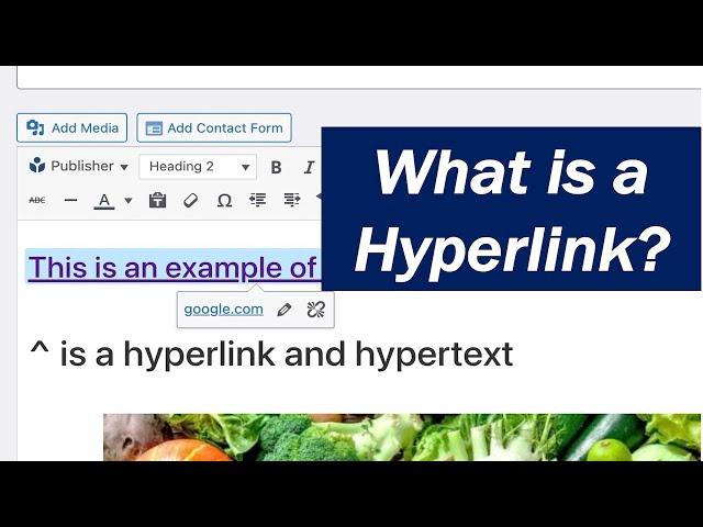 What is a hyperlink?