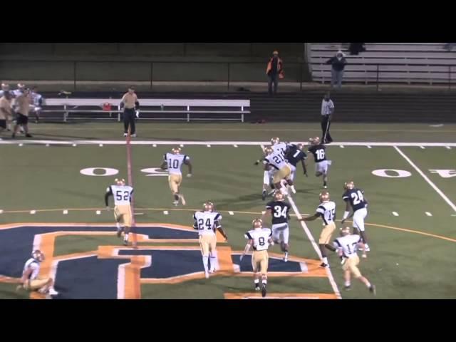 #16 CJ Carroll - Good Counsel Athlete - 2012 Football Highlights